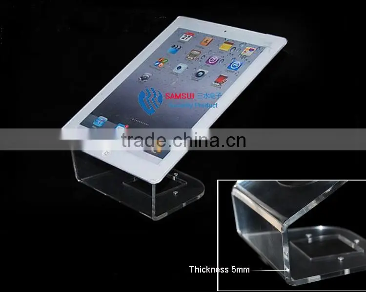 Nonslip Holder For Tablet Pc,Security Display Stand For Laptop With Acrylic Style