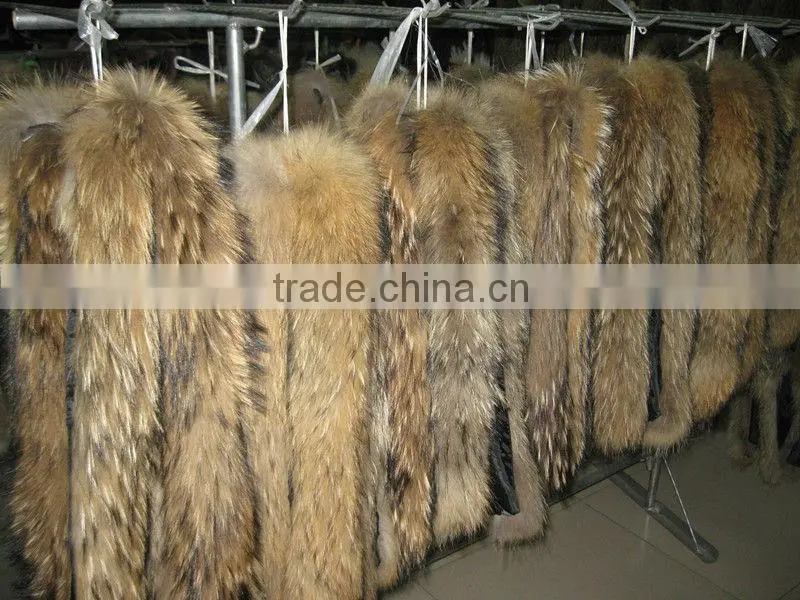 Natural raccon fur wholesale