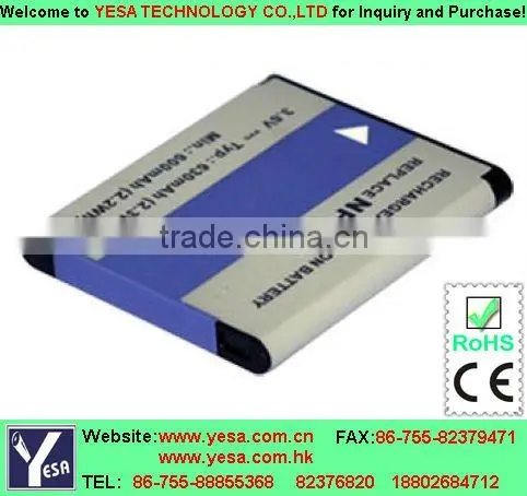Camera battery for CASIO Exilim EX-ZS12, Exilim EX-ZS20