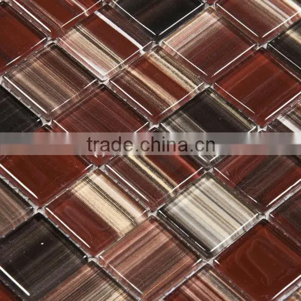 Stone and crystal mixed mosic