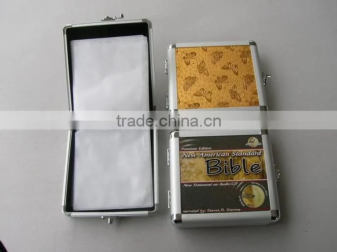 portable and durable practical aluminium cd case at reasonable price