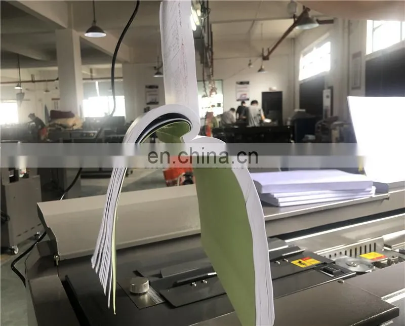 UK5 7inch Touch Screen Silence mute Hot thermal glue book cover binder, notebook hotmelt glue bookbinding machine