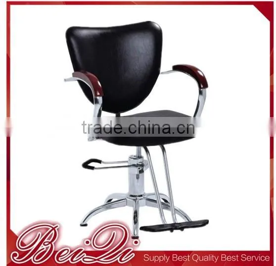 Low-back wholesale hair salon equipment china beauty parlour chair leather salon chair barber chair