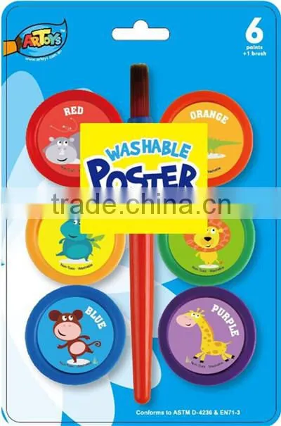 6ct poster paint kit