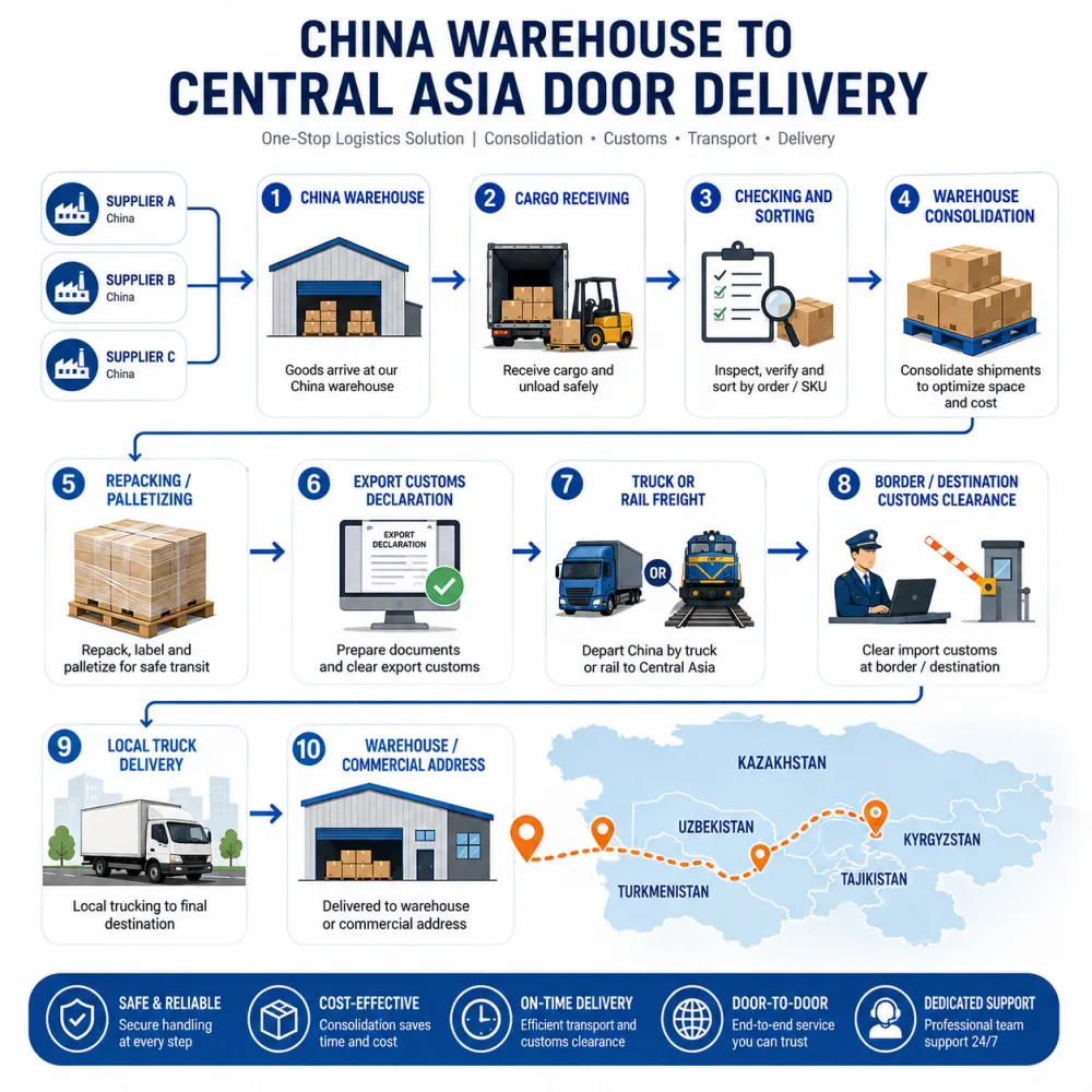 china-central-asia-warehouse-to-door-logistics