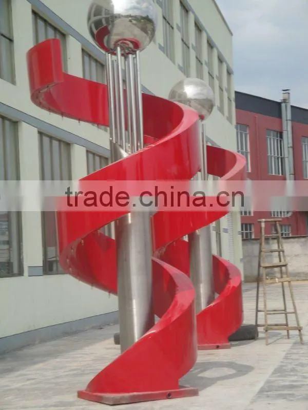 Zhejiang shengfa selling well modern stainless steel fountain sculptures for decoration/statue