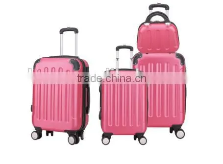 leisure trolley luggage bag carry on luggage/airport luggage travel suitcase lady trolley supplier