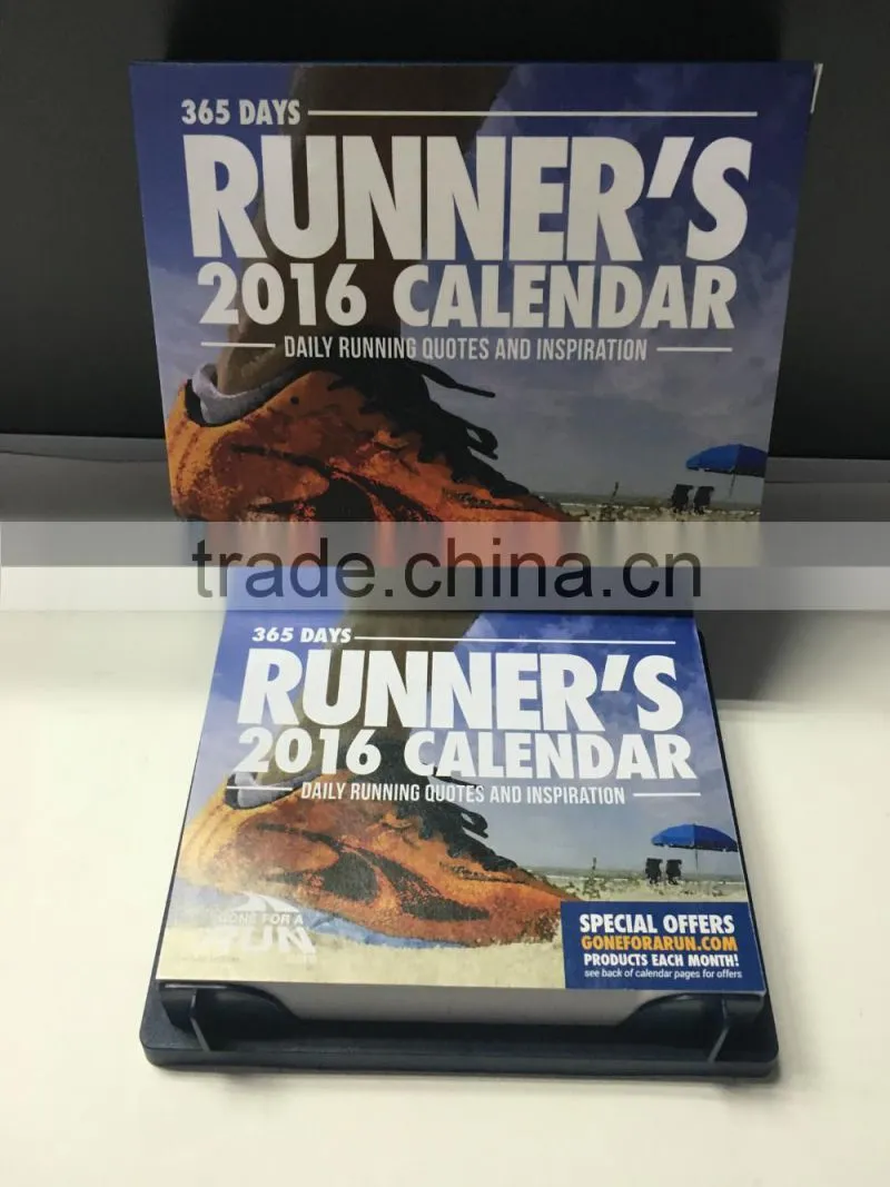 High Quality Good-looking Custom Design Offset Printed 2016 Full Color Wall Calendar