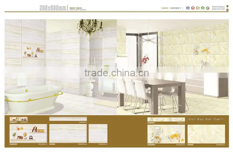 the size of 300*600 of cheap ceramic wall tile