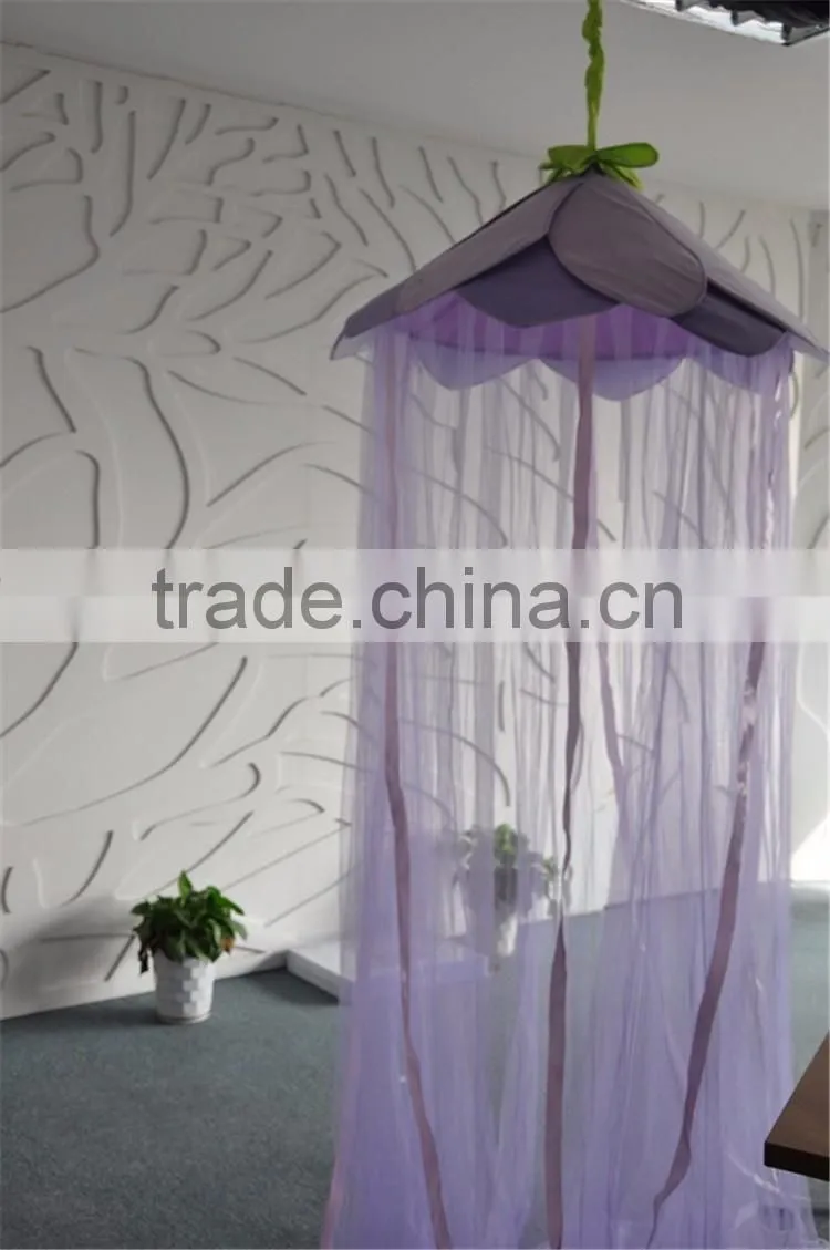 Girls Flower Handing Mosquito Net Bed Foldable Baby Outdoor Mosquito Net Tent