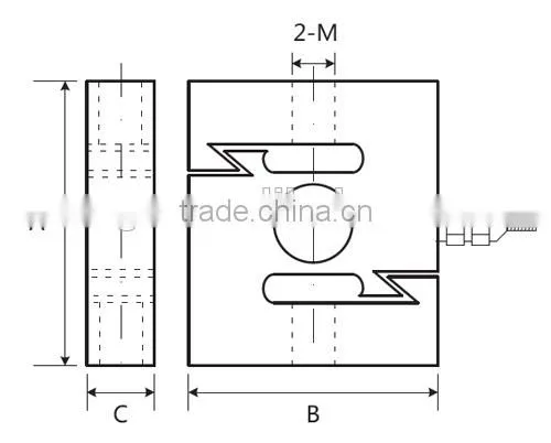 100kg~20t low cost s-type load cell