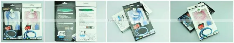 USB cable /USB charger cable with LED light for Iphone/Ipad