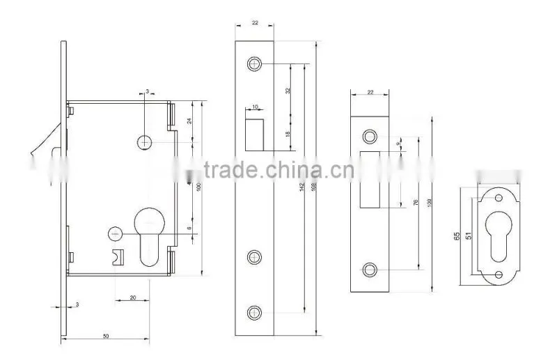 Hookbolt Sash Body Lock