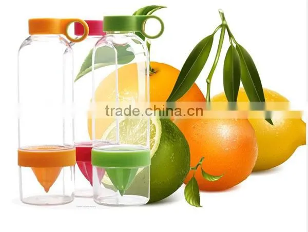 FDA LFGB SGS approved tritan lemon Bottle Fruit Infuser Water Bottle