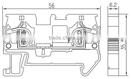 ST3-4 phoenix contact spring type terminal block