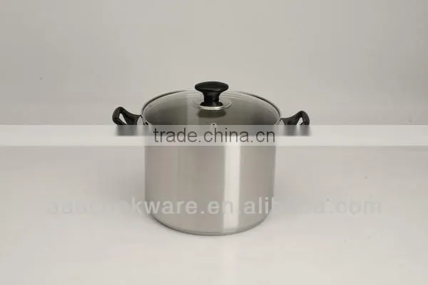 Stainless Steel stockpot w/lid with bakelite handle