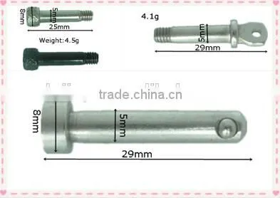 Dgjinyu Popular stainless steel 4mm shackle, Paracord bracelet shackle with clevis pin