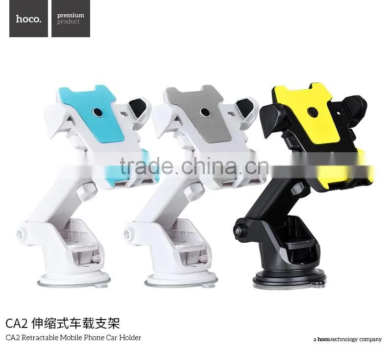 HOCO CA2 Retractable Mobile Phone Car Holder for Universal Mobile Phone 360 Degree Rotating Car Mount Bracket Holder MT-5564