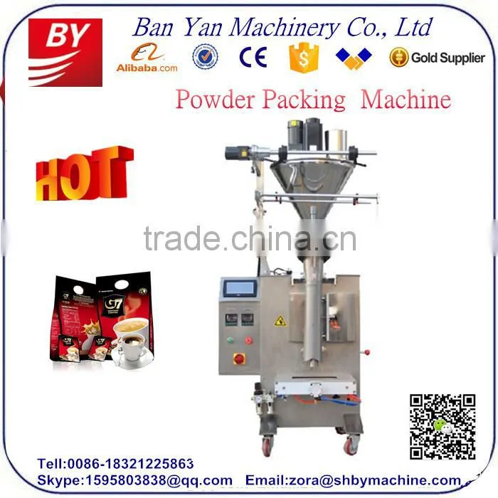 Shanghai Automatic 1kg powder packing machine,turmeric milk coffee powder packing machine,powder fill seal packing machineprice