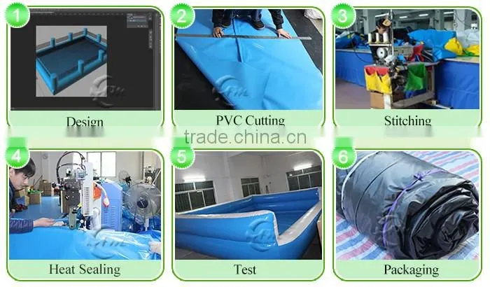 Clearance inflatable swimming pools for water game