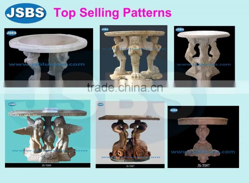 indoor decoration white marble garden bench