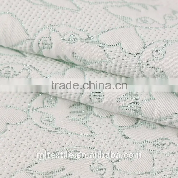 polyester viscose jacquard fabric Woven Jacquard Dress fabric
