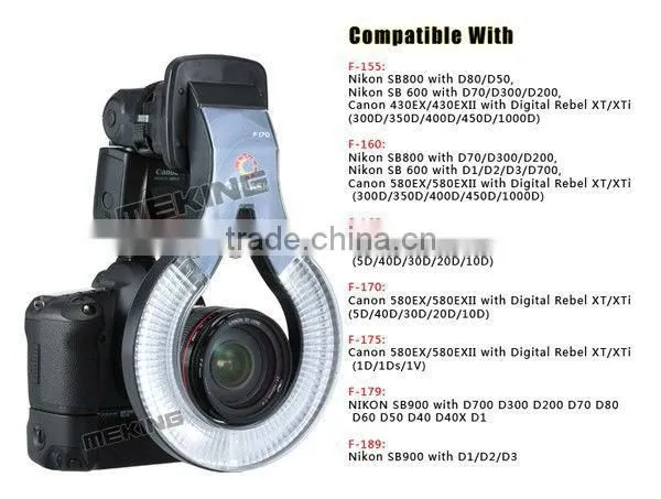 Ring Flash O-Flash F-179 for Nikon SB900+D700 D300 D200 D90
