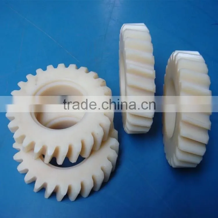 China supplier factory OEM plastic gear Nylon1010 gear injection nylon spur gear