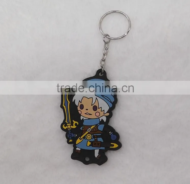 Custom Design Rubber Keychain / Key Rings