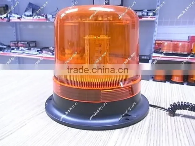 Magnetic Mount Rotating Emergency Warning Beacon Light Lamp LED Flashing Beacon With Cigarette Plug