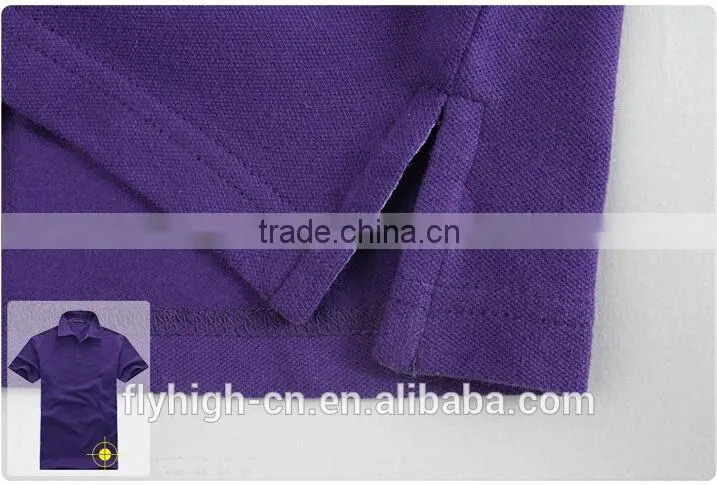 100%cotton 220gsm pique mesh USA size men's classic polo shirt