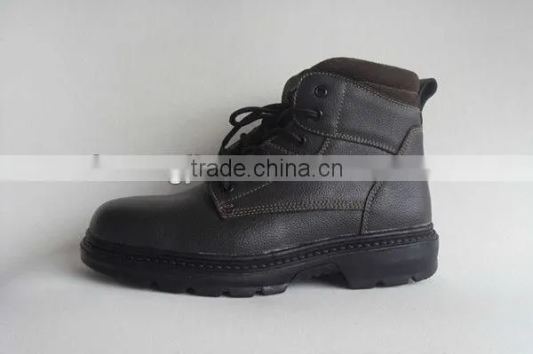 suede leather lining safety shoe steel toe 6003 for chile market