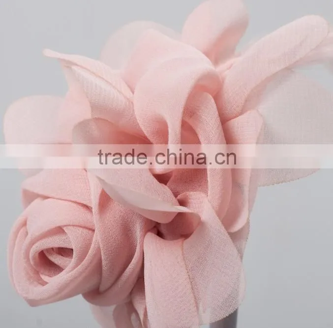 wholesale hair floral accessory fascinator plain for girls