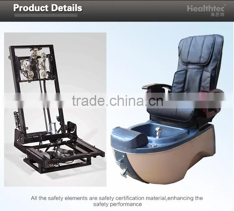Pipless jet Hotsale Salon Chair Cushion pedicure chair with drain pump