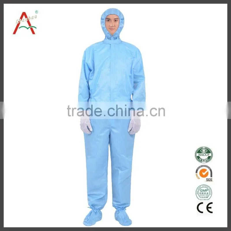 Blue Anti-static Clean Room Cleanroom Bunny Suit