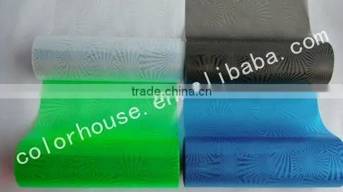 Electric light blue switchable car window tint film