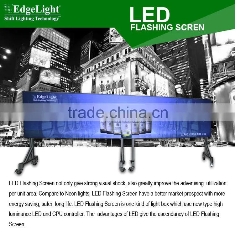 Edgelight dynamic Light box Backlit modules advertisement china products