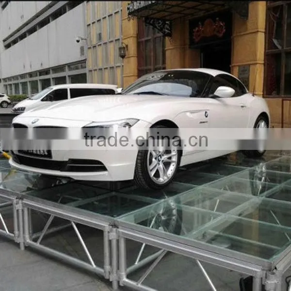 Outdoor & indoor Events Aluminum Stage with adjustable legs