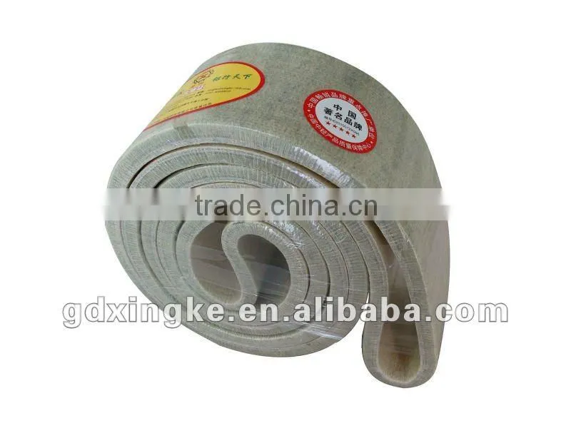 180'C polyester seamless conveyor belt for aluminium extrusion