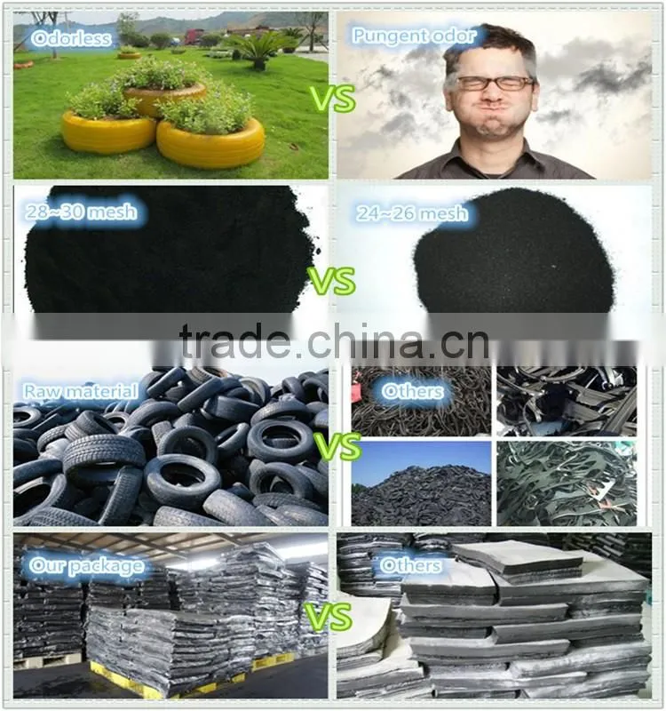 Chinese Origin High Tensile Butyl Reclaimed Rubber