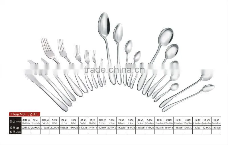 Dessert spoon stainless with mirror polishing, Stainless steel forks