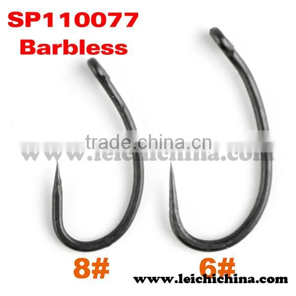 Wholesale SP110076 carp hooks barbless hook