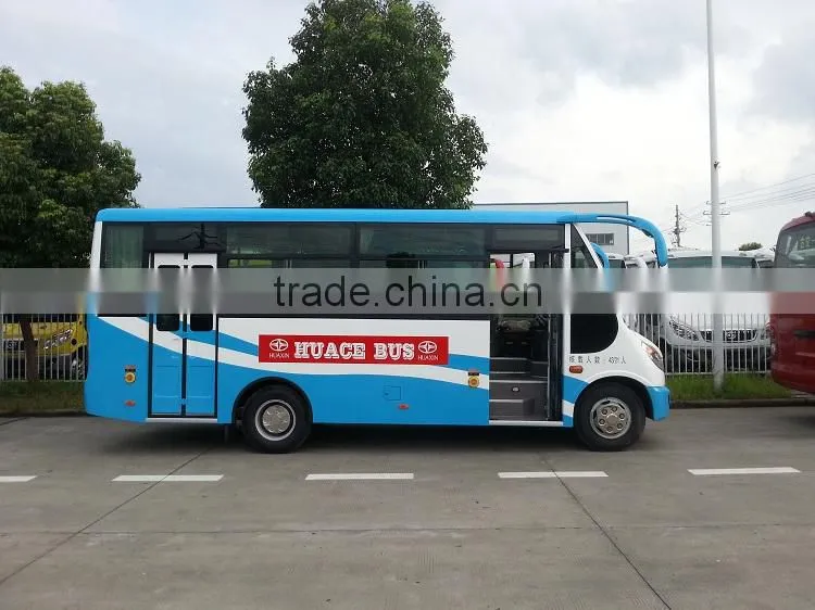 China diesel fuel 6.6m Diesel maual 23 seats new model mini bus for sale