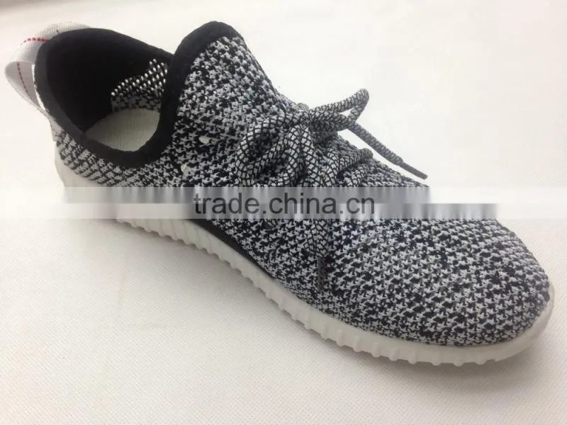 2016 factory cheap flyknit hot selling injection sport running shoes