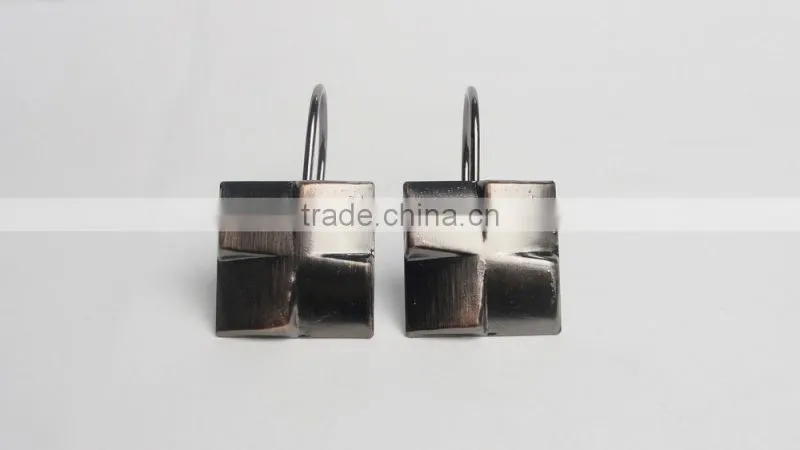 2015 Hot sale shower curtain hooks set for bathroom , best price shower curtain hooks/ custom shower curtain Hooks