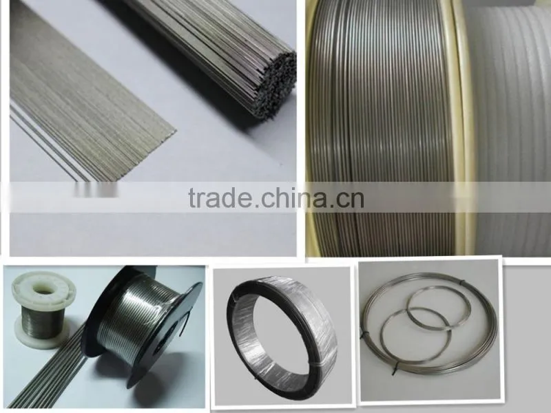 Top Quality 0.8mm Gr7 Titanium wire TIG/MIG welding wire ASTM B863 baoji intelle supply