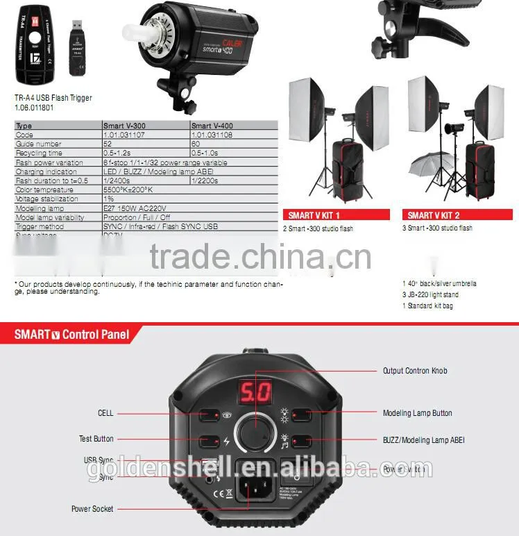 JINBEI Smart V Series studio lighting quick recycling time