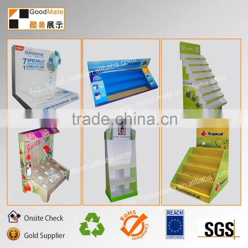 Toothbrush display counter box cardboard displays