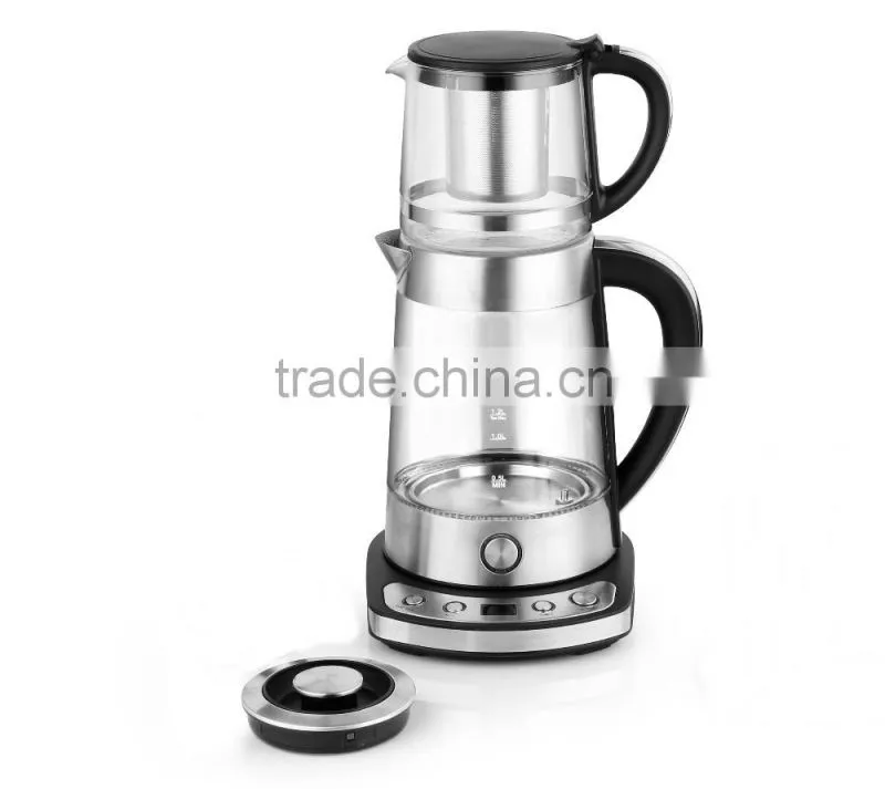 Electric Glass Teapot And Kettle Set