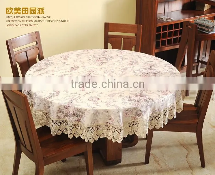 2016 hot sale Europe-style polyester jacquard table cloth for wedding banquet